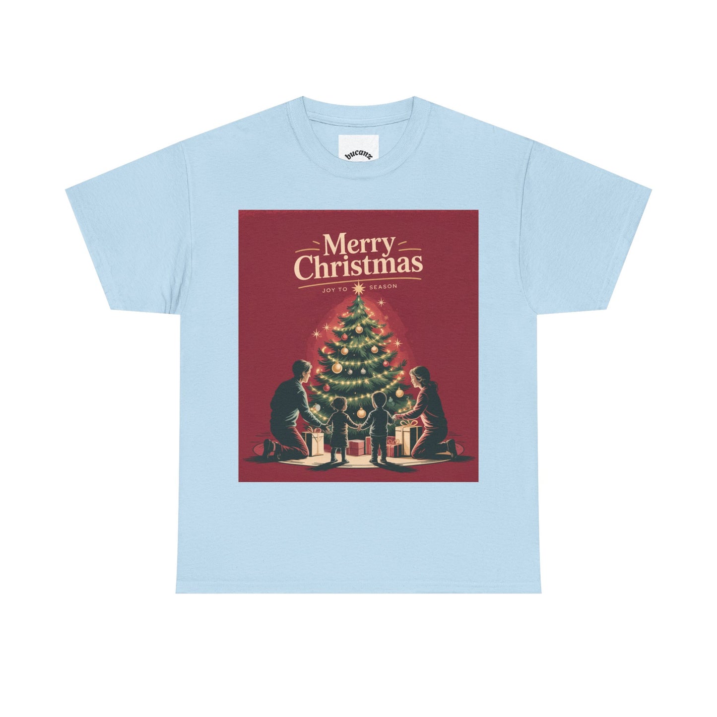 Merry Christmas Unisex Heavy Cotton Tee