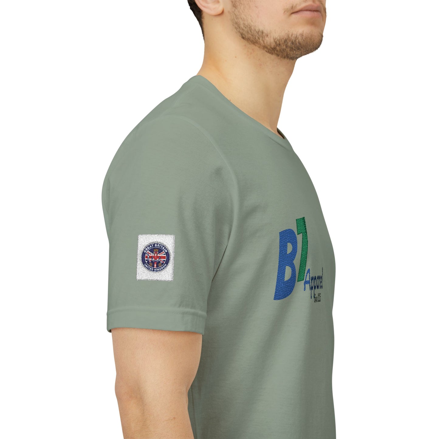 B7 Apparel Logo Tee — Classic White Short Sleeve Shirt