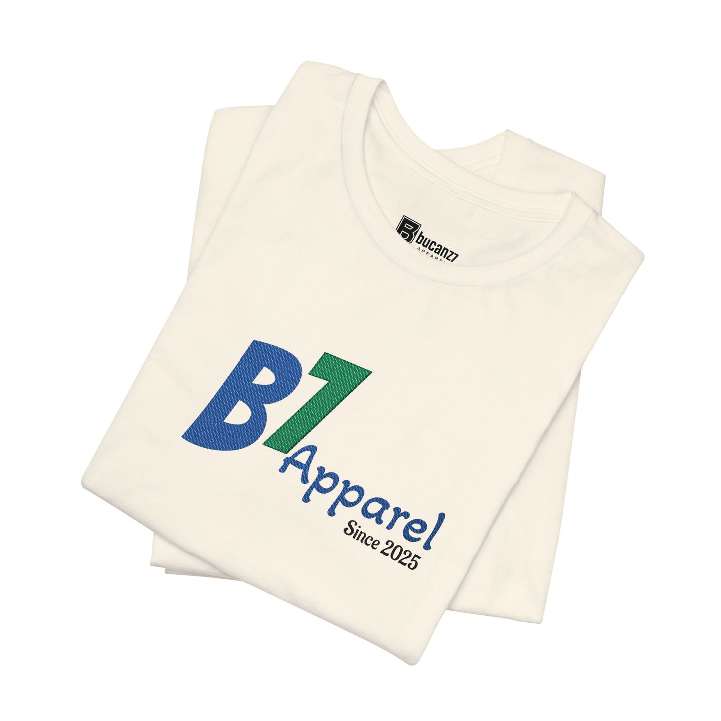 B7 Apparel Logo Tee — Classic White Short Sleeve Shirt