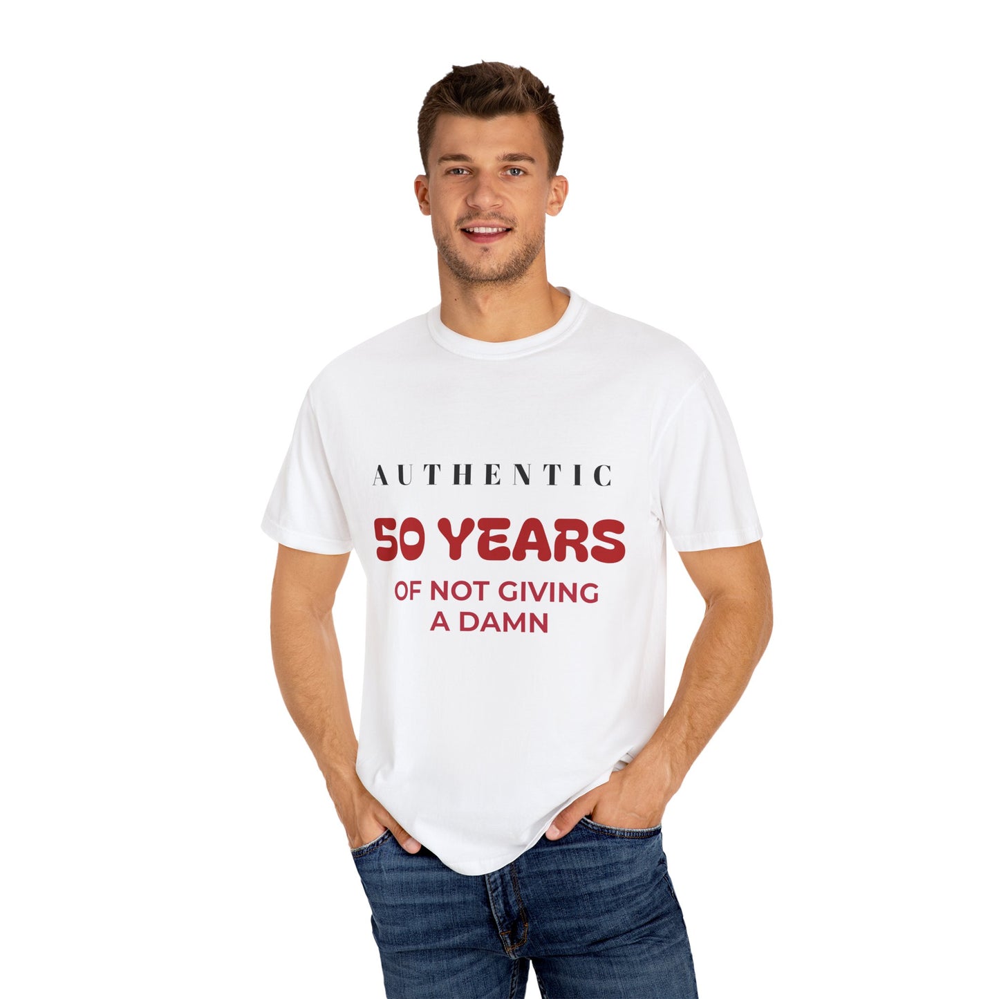 50th Birthday Unisex T-Shirt - Authentic & Bold Design