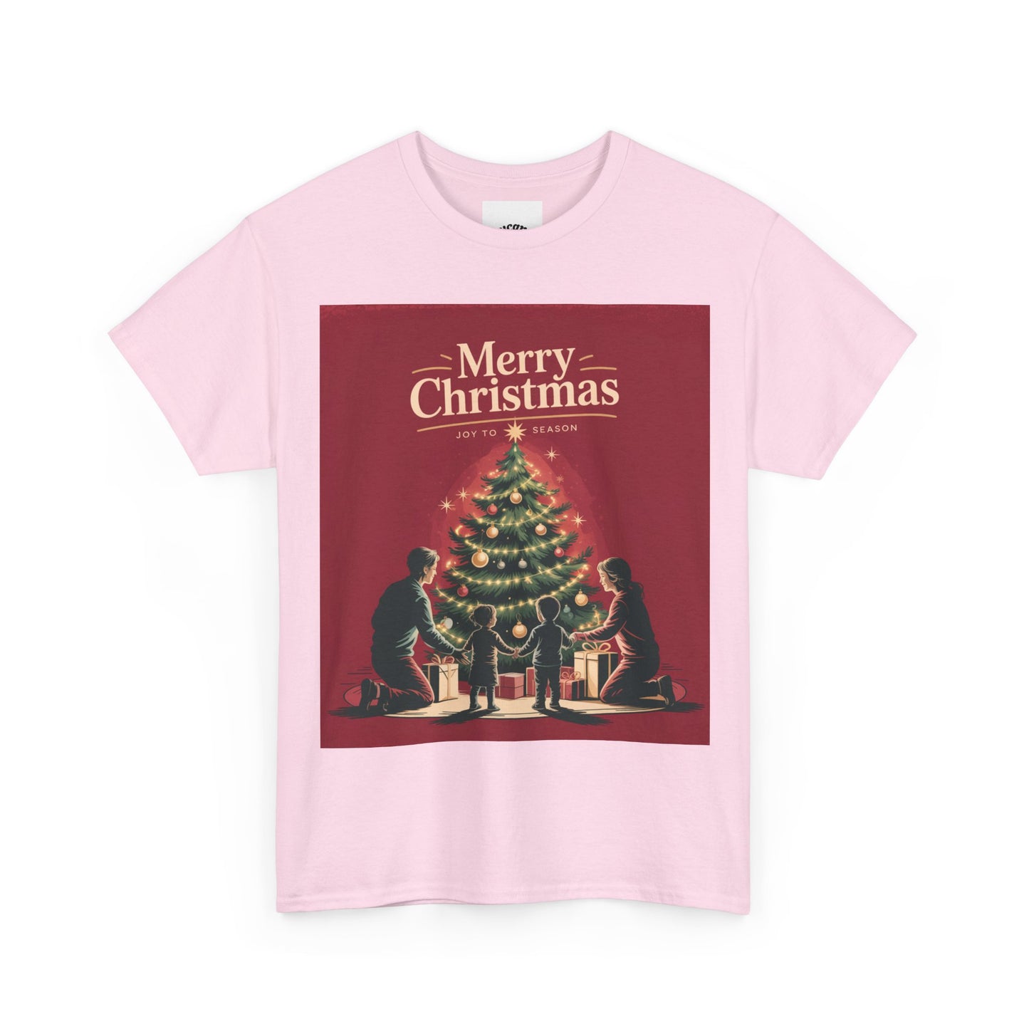 Merry Christmas Unisex Heavy Cotton Tee
