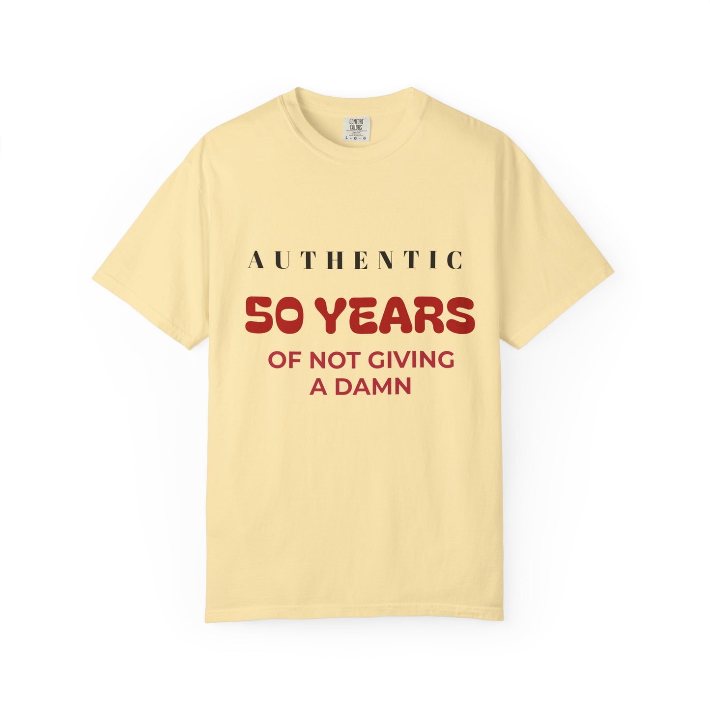 50th Birthday Unisex T-Shirt - Authentic & Bold Design