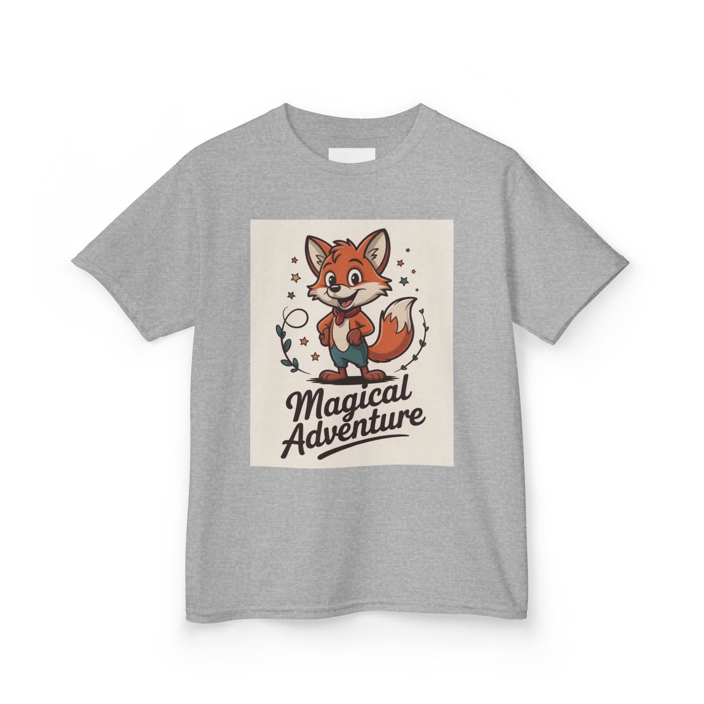 Kids Cotton Tee - Magical Adventure Fox Design
