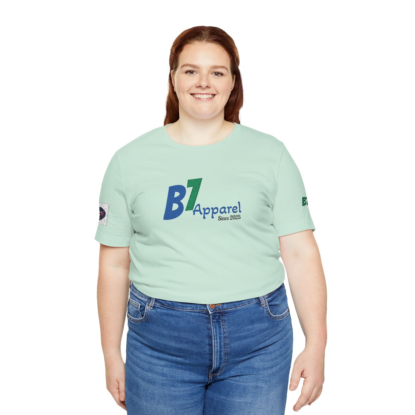 B7 Apparel Logo Tee — Classic White Short Sleeve Shirt