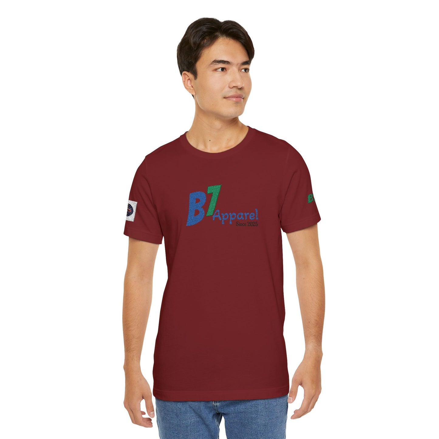 B7 Apparel Logo Tee — Classic White Short Sleeve Shirt