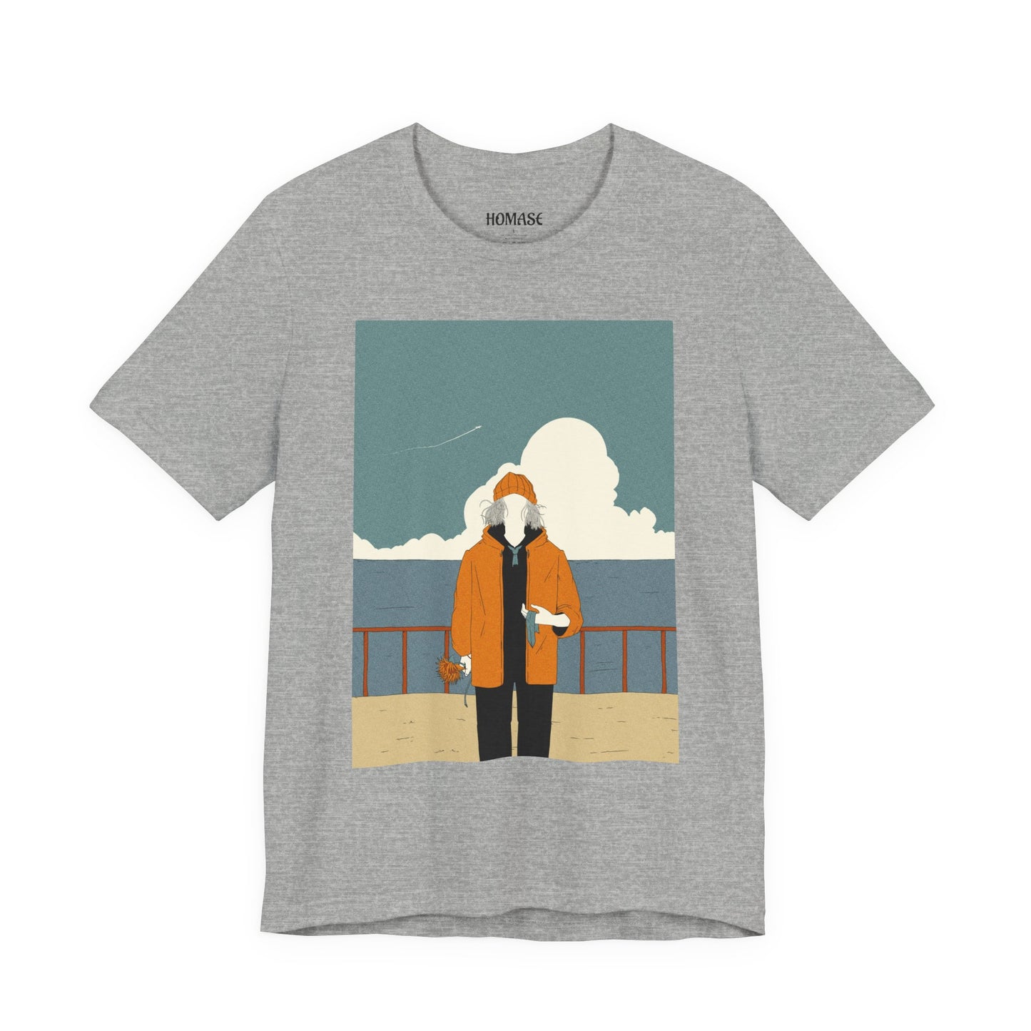 Coastal Adventure Tee - Vintage Ocean Print, Summer Vibe, Beachwear, Vacation Gift, Unisex Graphic Tee