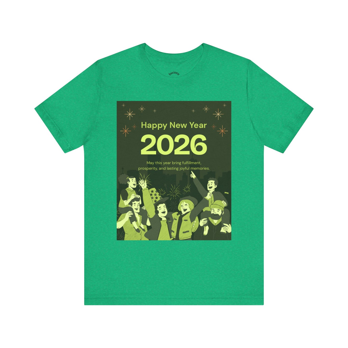 Happy New Year 2026 Unisex Jersey Tee - Celebrate with Joyful Vibes!