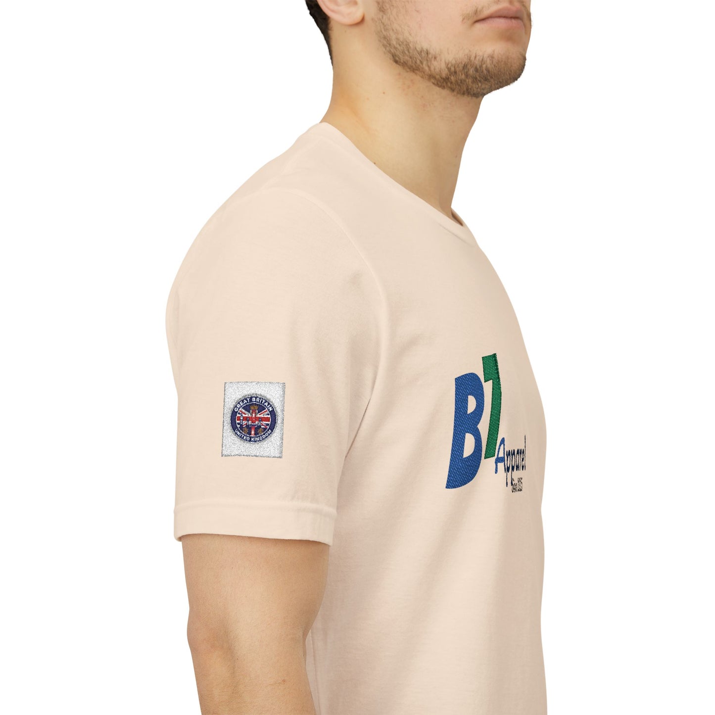 B7 Apparel Logo Tee — Classic White Short Sleeve Shirt