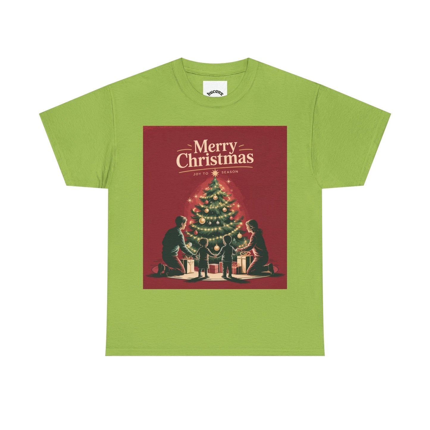 Merry Christmas Unisex Heavy Cotton Tee