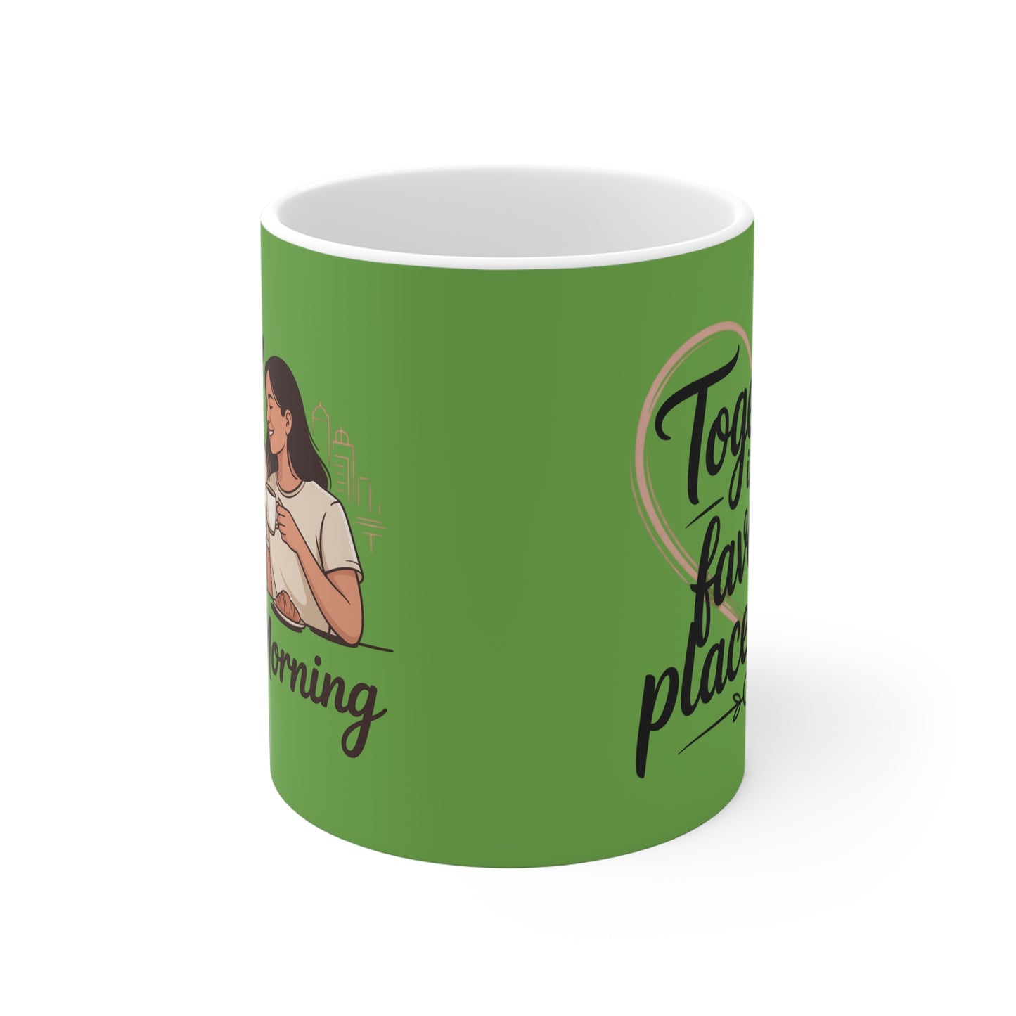 Together Is My Favorite Place To Be Mug — Personalized Couples Photo Coffee Cup