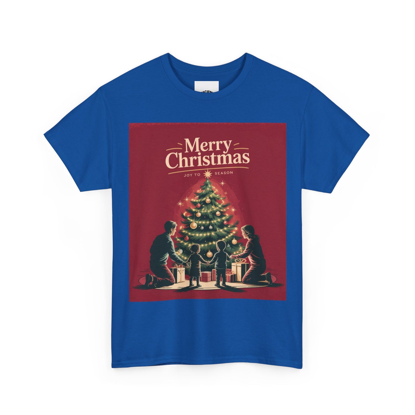Merry Christmas Unisex Heavy Cotton Tee