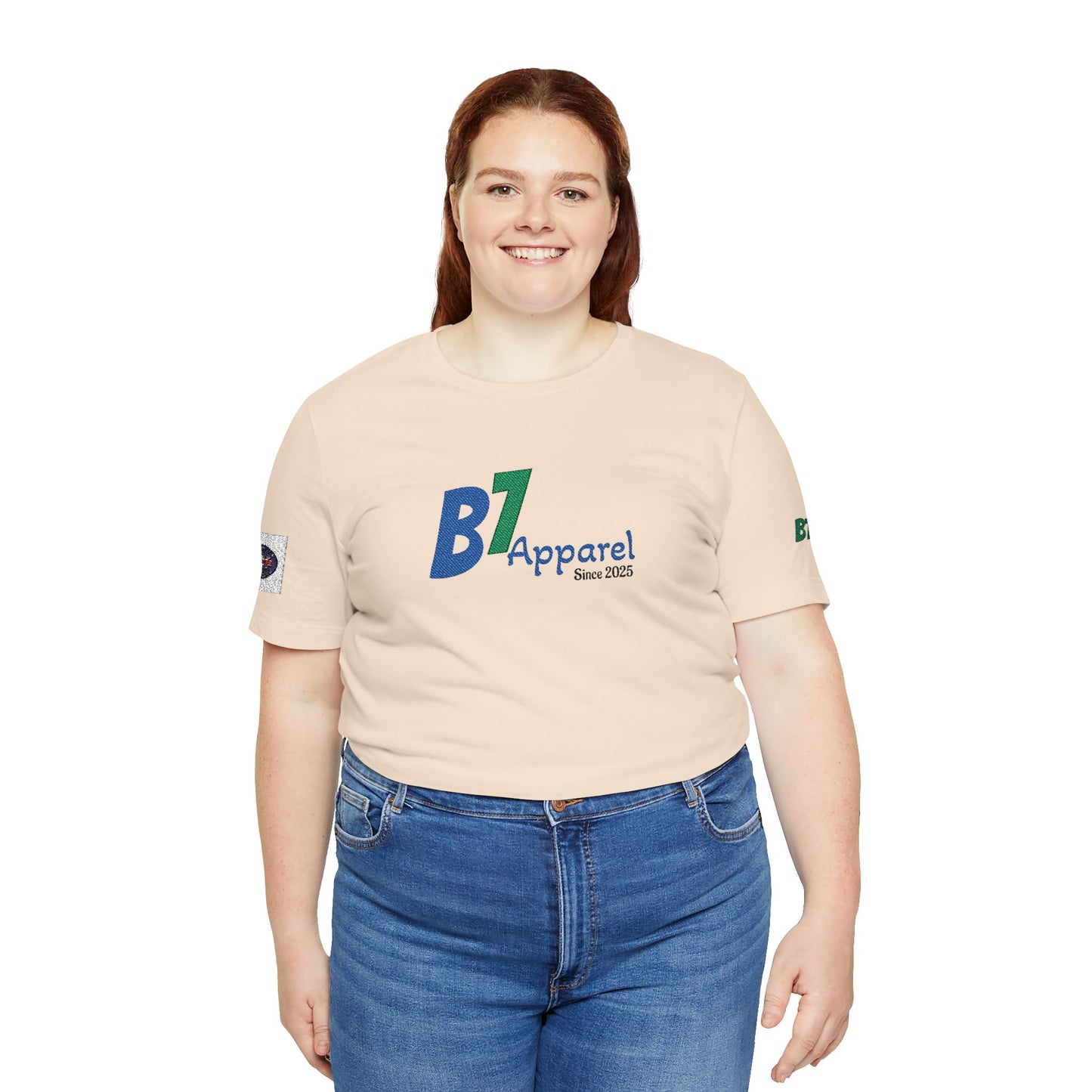 B7 Apparel Logo Tee — Classic White Short Sleeve Shirt