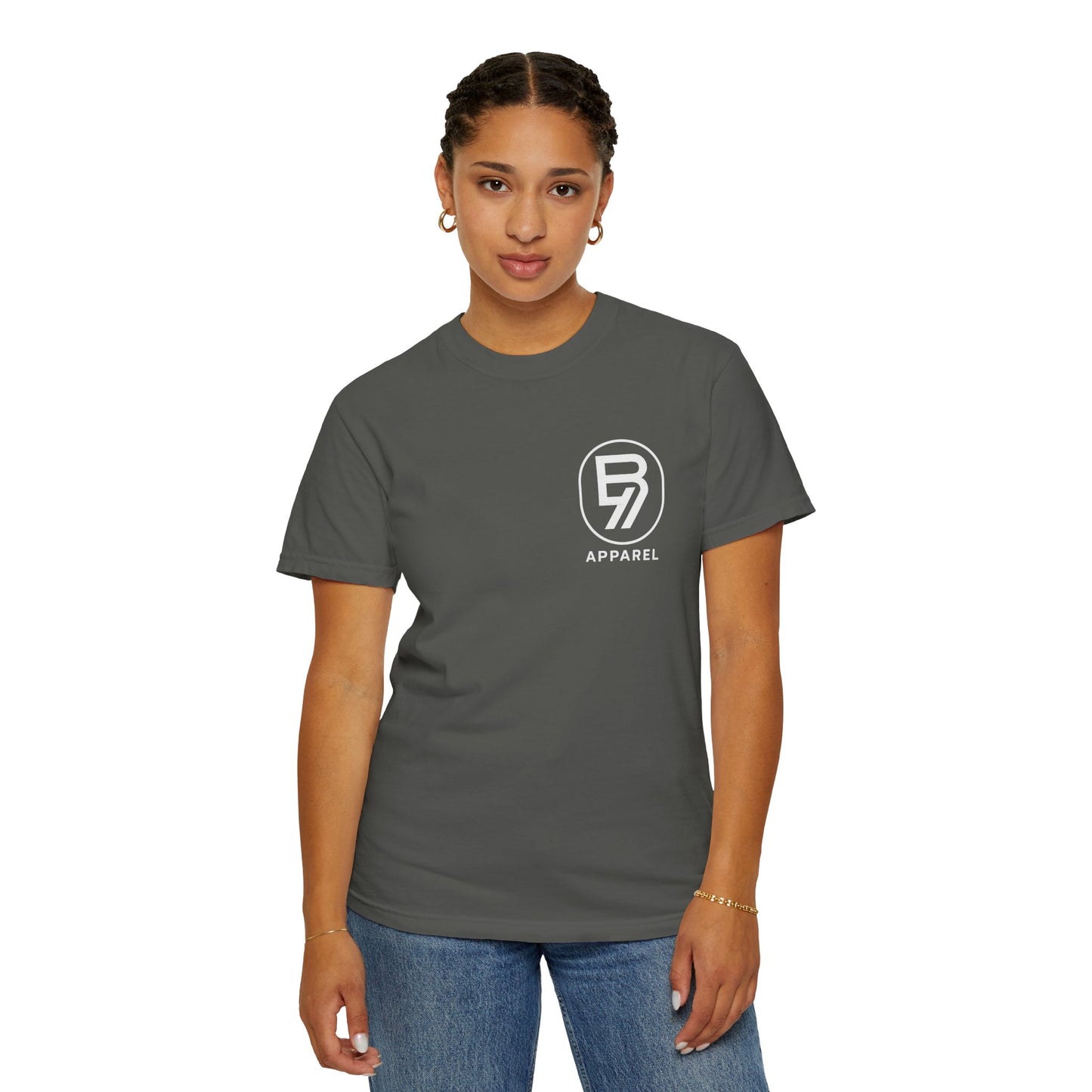 Bucanz7 Apparel Logo T-Shirt — Garment-Dyed Classic Tee