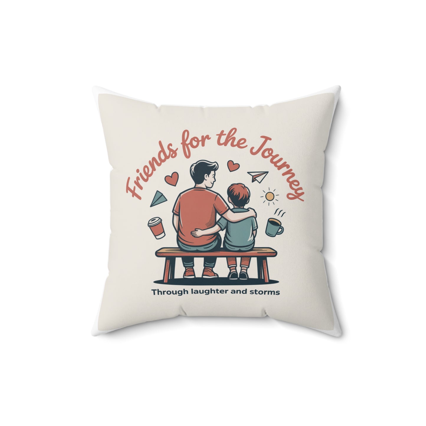 Friends for the Journey Decorative Pillow