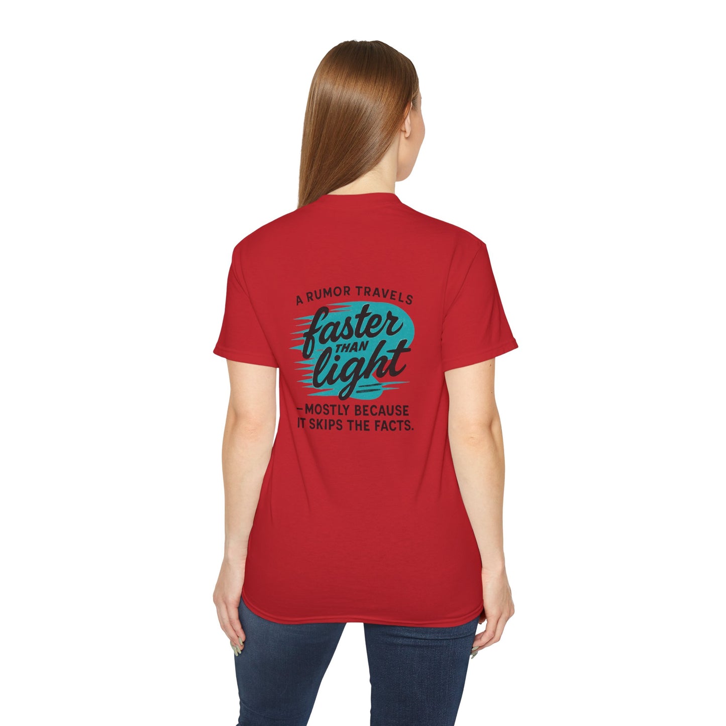 T‑Shirt — “A Rumor Travels Faster Than Light” Graphic Tee