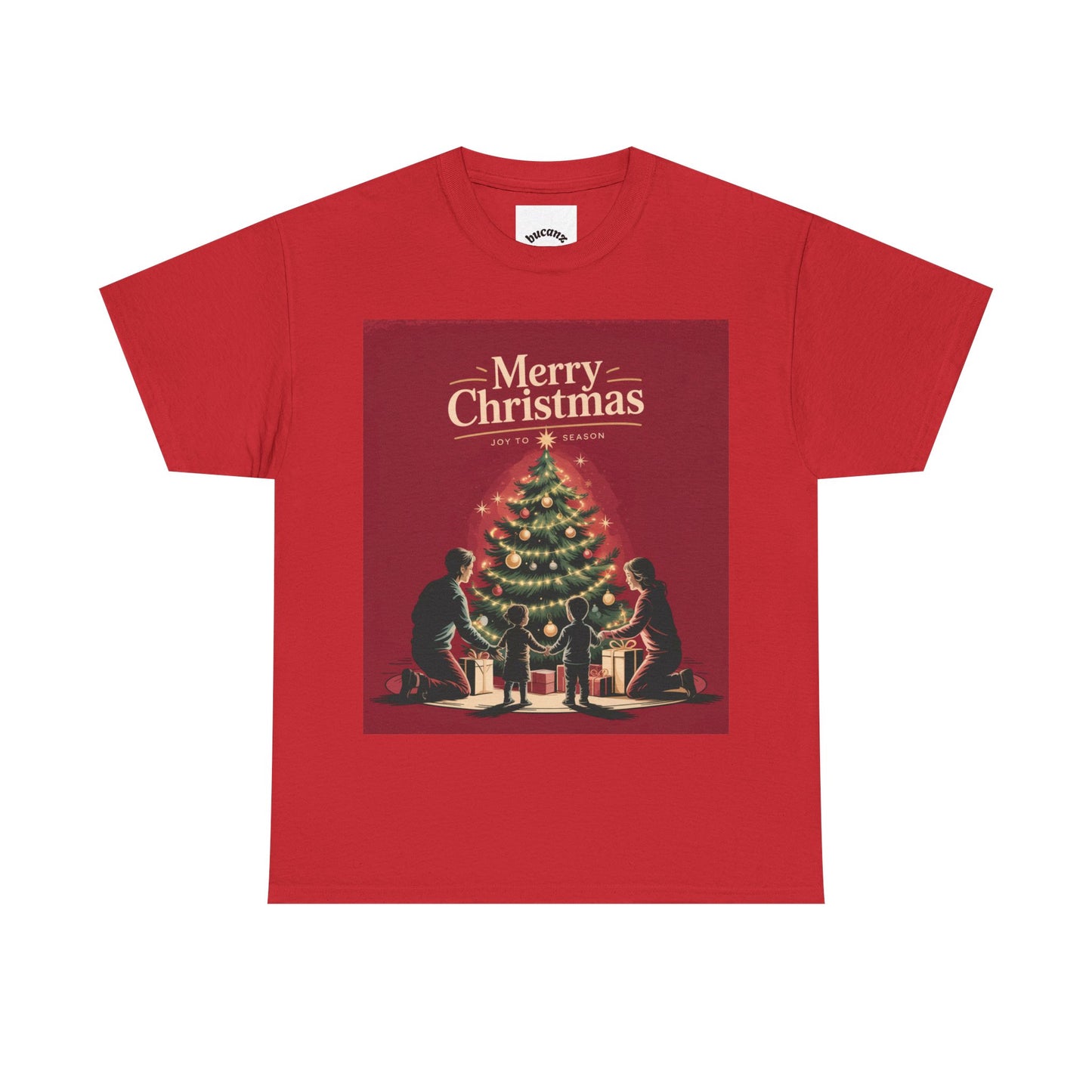 Merry Christmas Unisex Heavy Cotton Tee