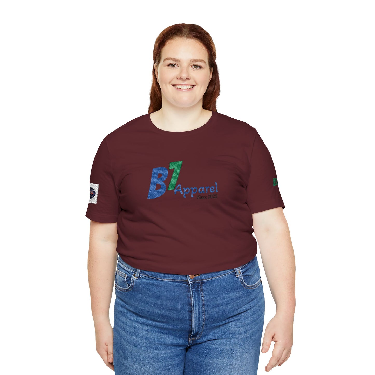 B7 Apparel Logo Tee — Classic White Short Sleeve Shirt