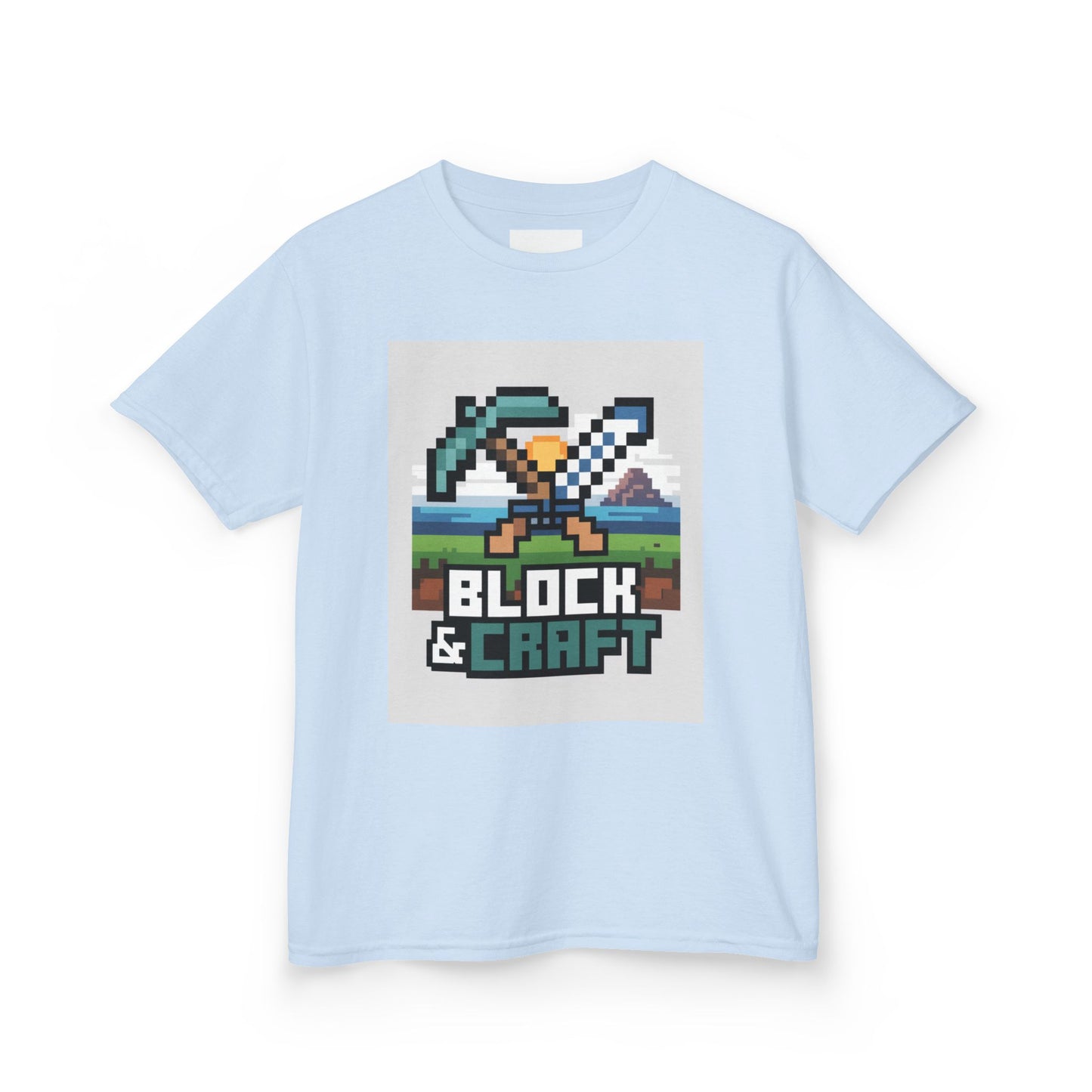 Kids Block & Craft Tee - Fun Gamer T-Shirt for Young Explorers