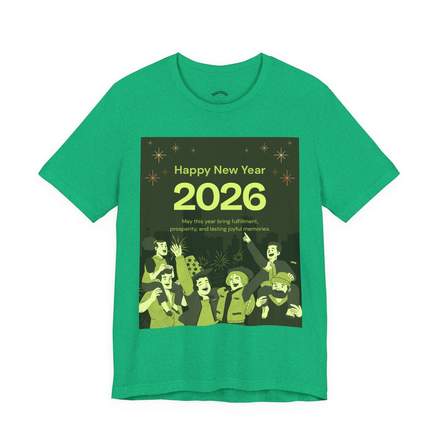 Happy New Year 2026 Unisex Jersey Tee - Celebrate with Joyful Vibes!