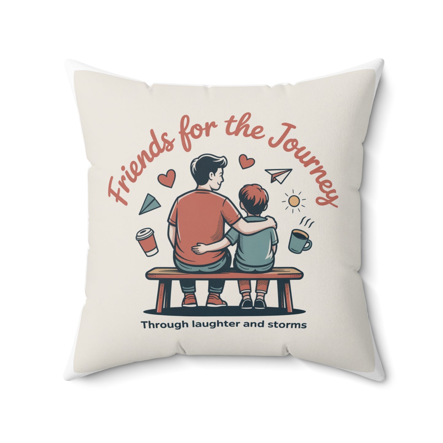 Friends for the Journey Decorative Pillow