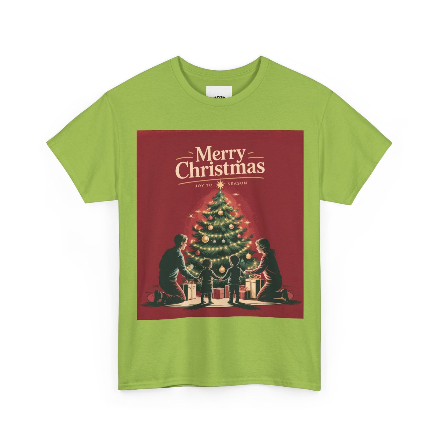 Merry Christmas Unisex Heavy Cotton Tee
