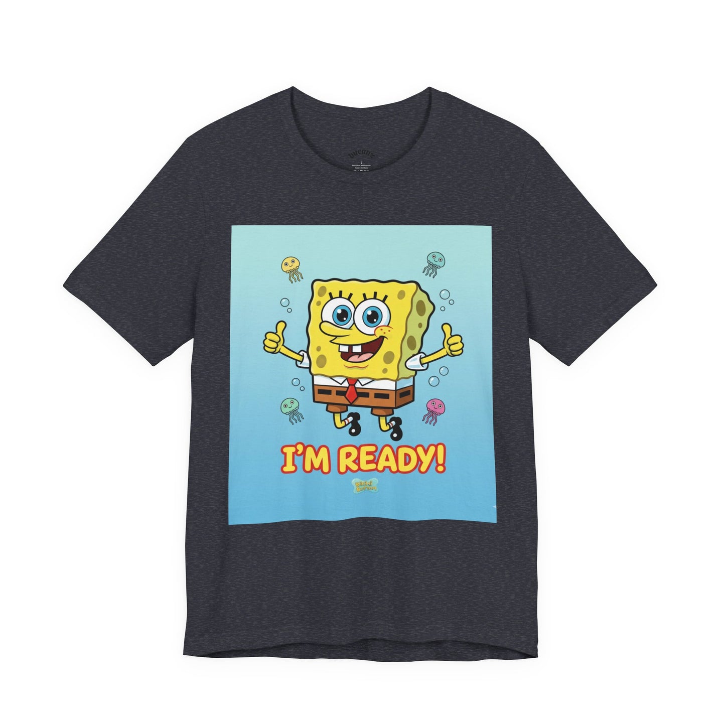 SpongeBob SquarePants Unisex Tee, Cartoon T-Shirt, Funny Gift, Kids Apparel, Summer Wear, Beach Shirt, Nostalgic Style
