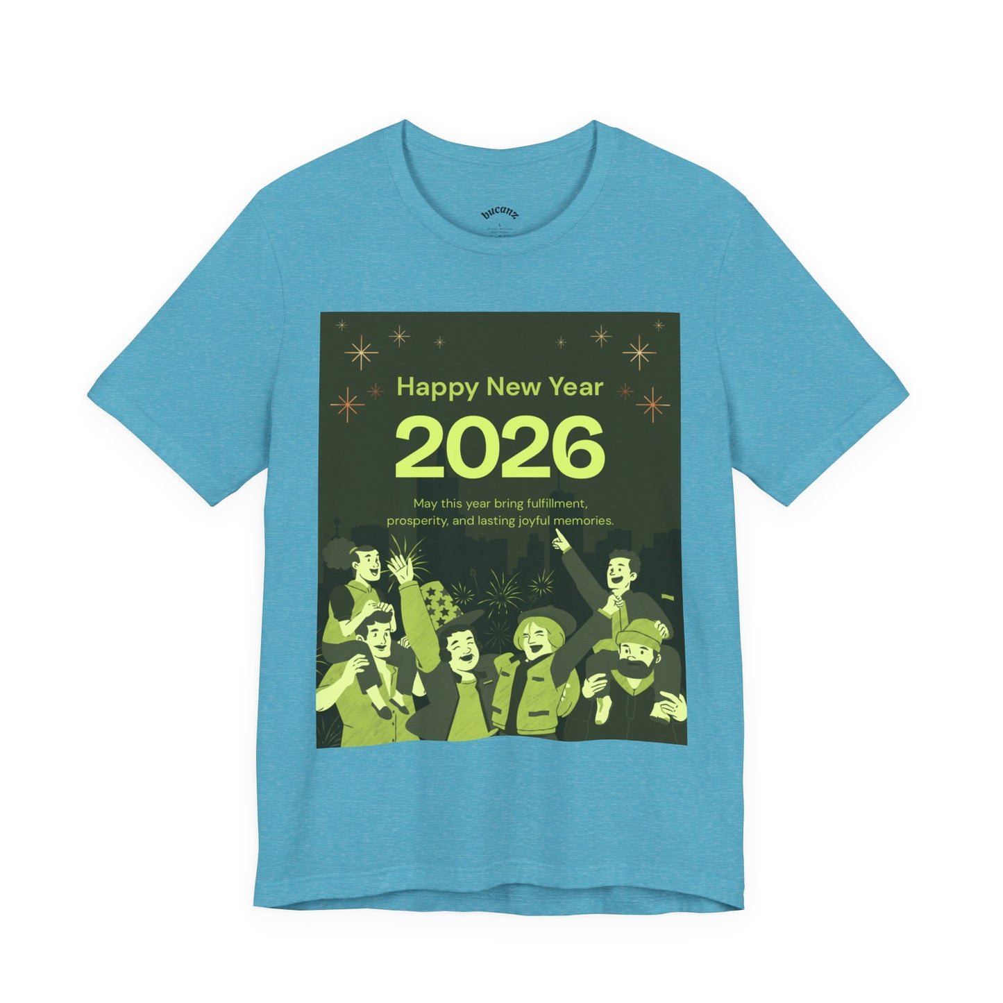 Happy New Year 2026 Unisex Jersey Tee - Celebrate with Joyful Vibes!